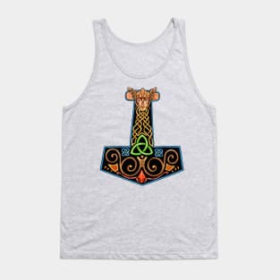 Painted Thor's Hammer Tank Top